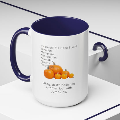 Fall In The South 2-Tone Coffee Mug