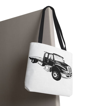 Flatbed Tow Truck Tote Bag