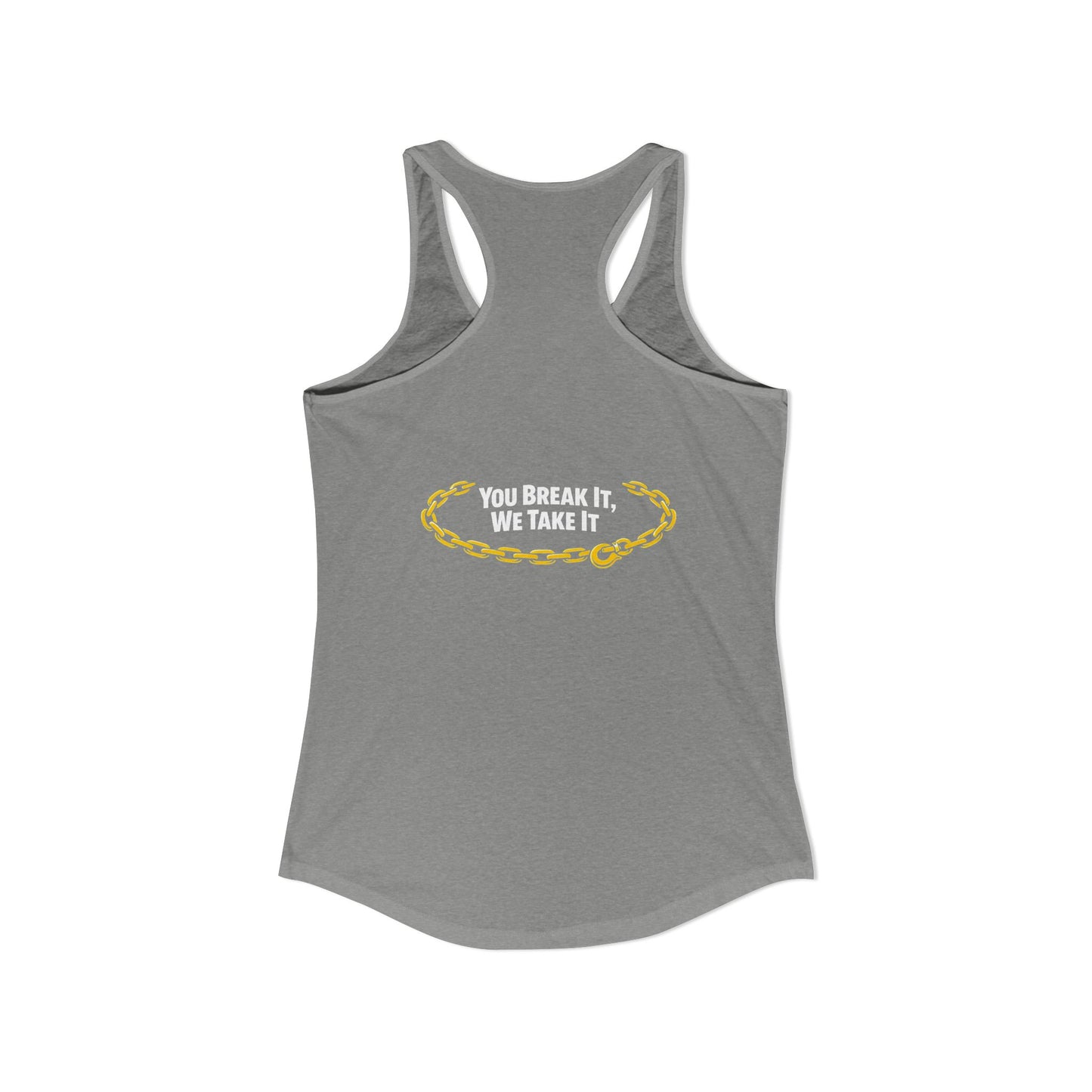 You Break It Women's Racerback Tank