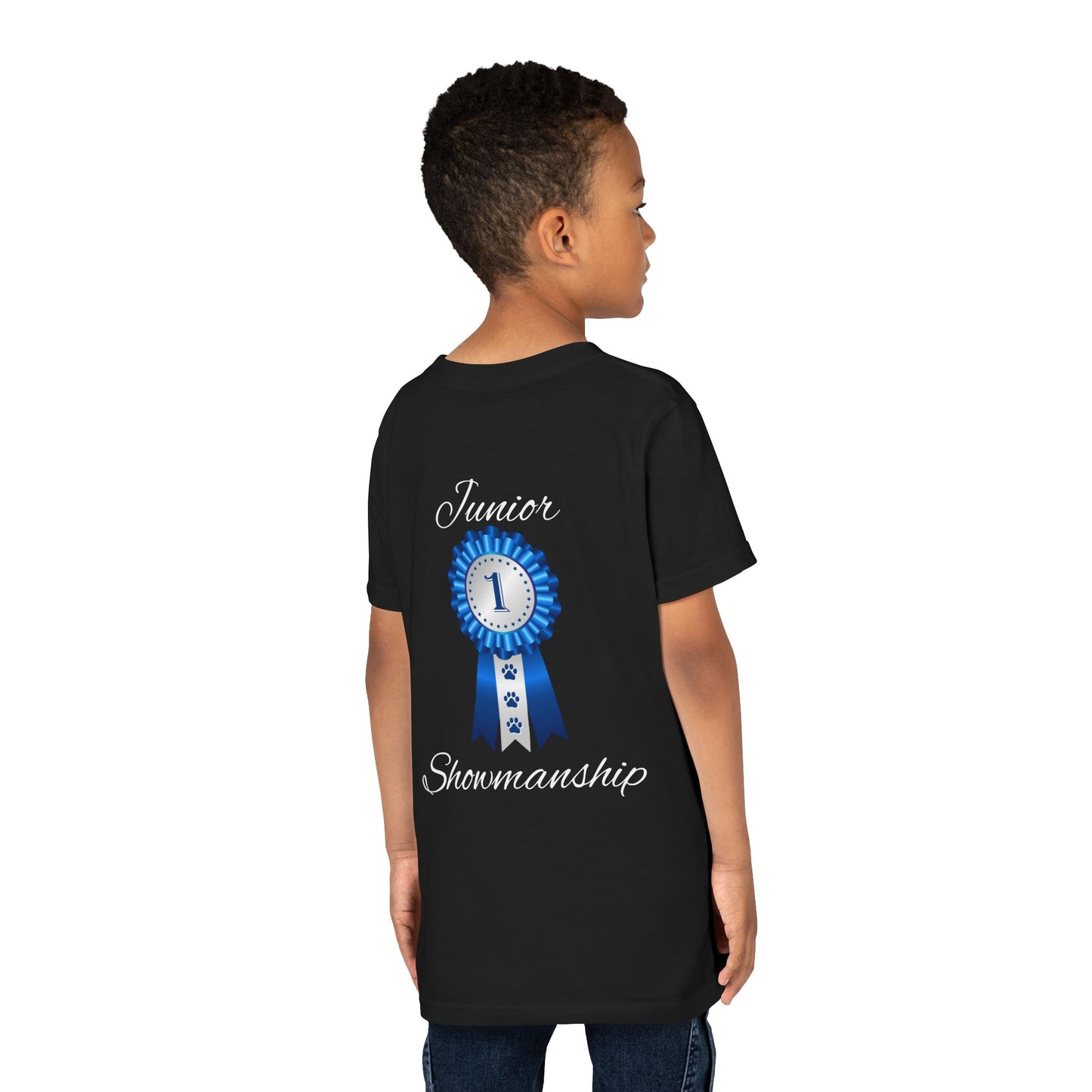 Junior Showmanship Youth Unisex Short Sleeve Crewneck Tee