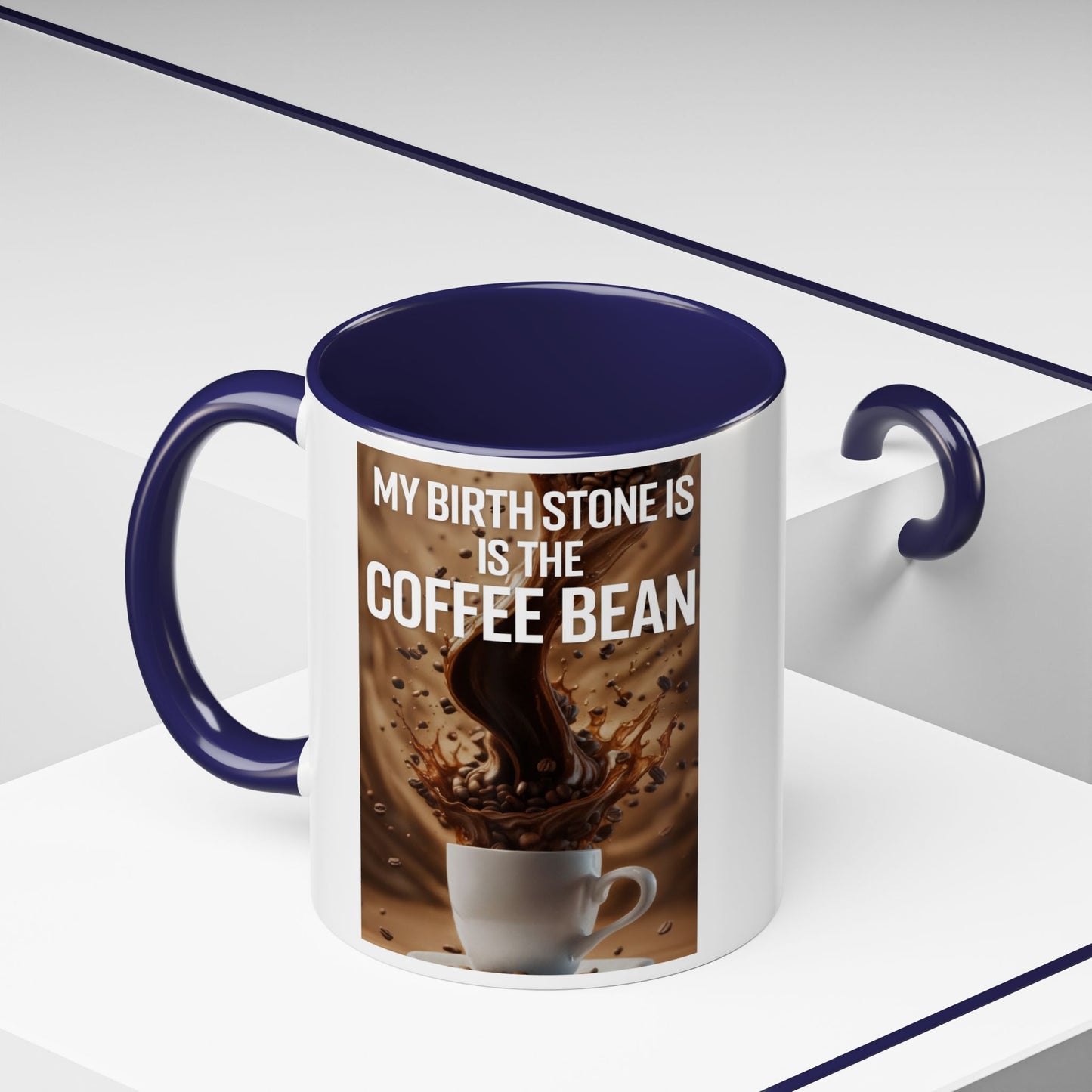 Birth Stone 2-Tone Coffee Mug
