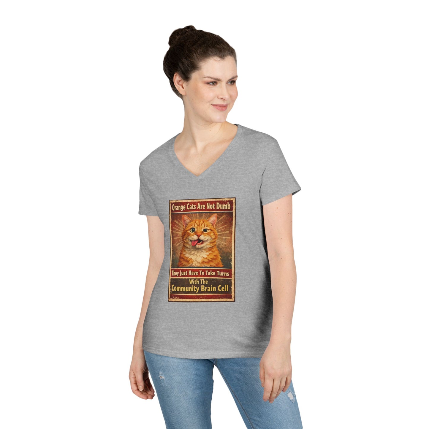 Community Brain Cell Women's V-Neck T-Shirt