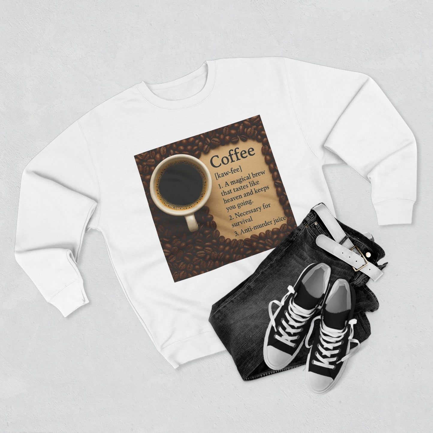 Coffee Definition Unisex Crewneck Sweatshirt