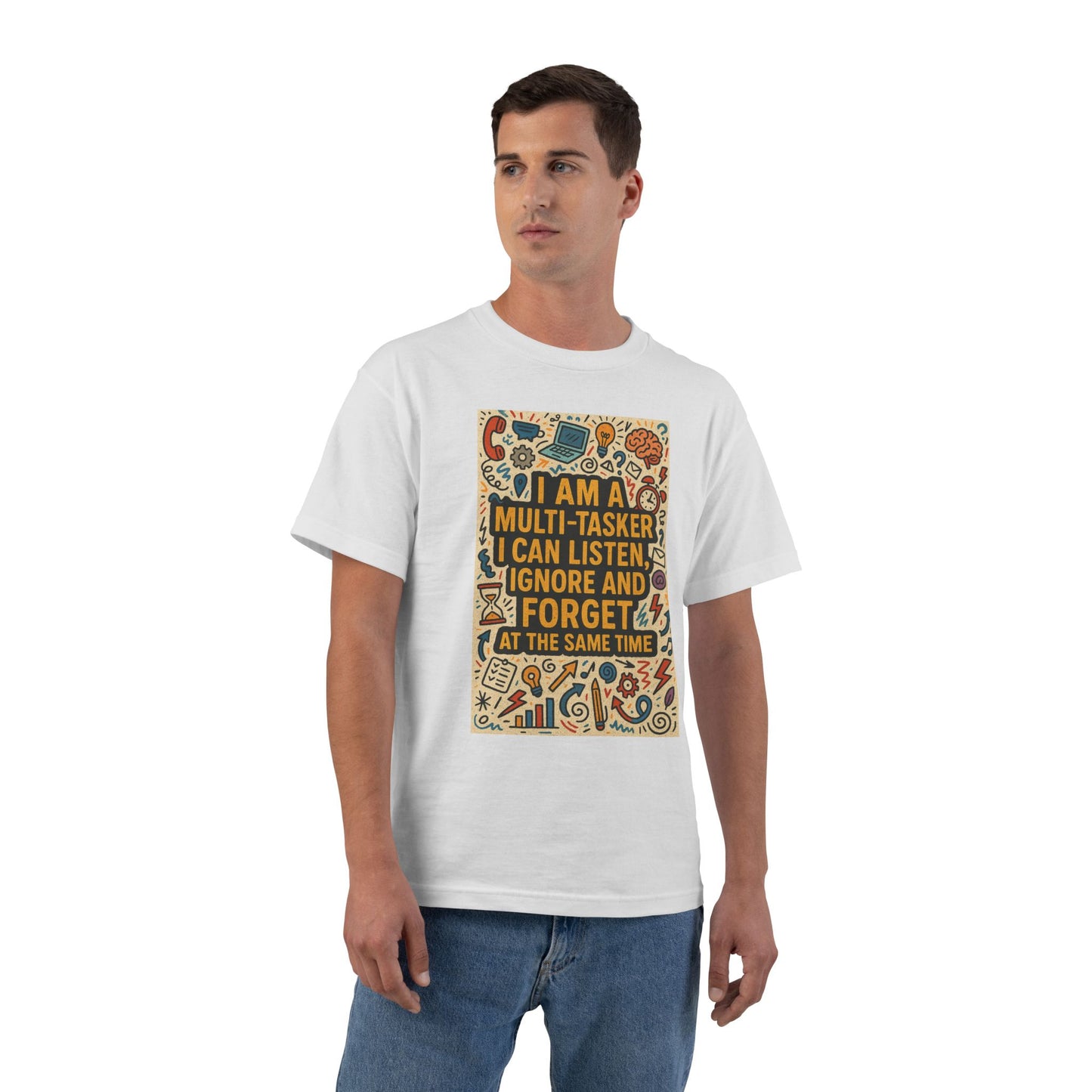 Multi-Tasker Men's Short-Sleeve Crewneck Tee