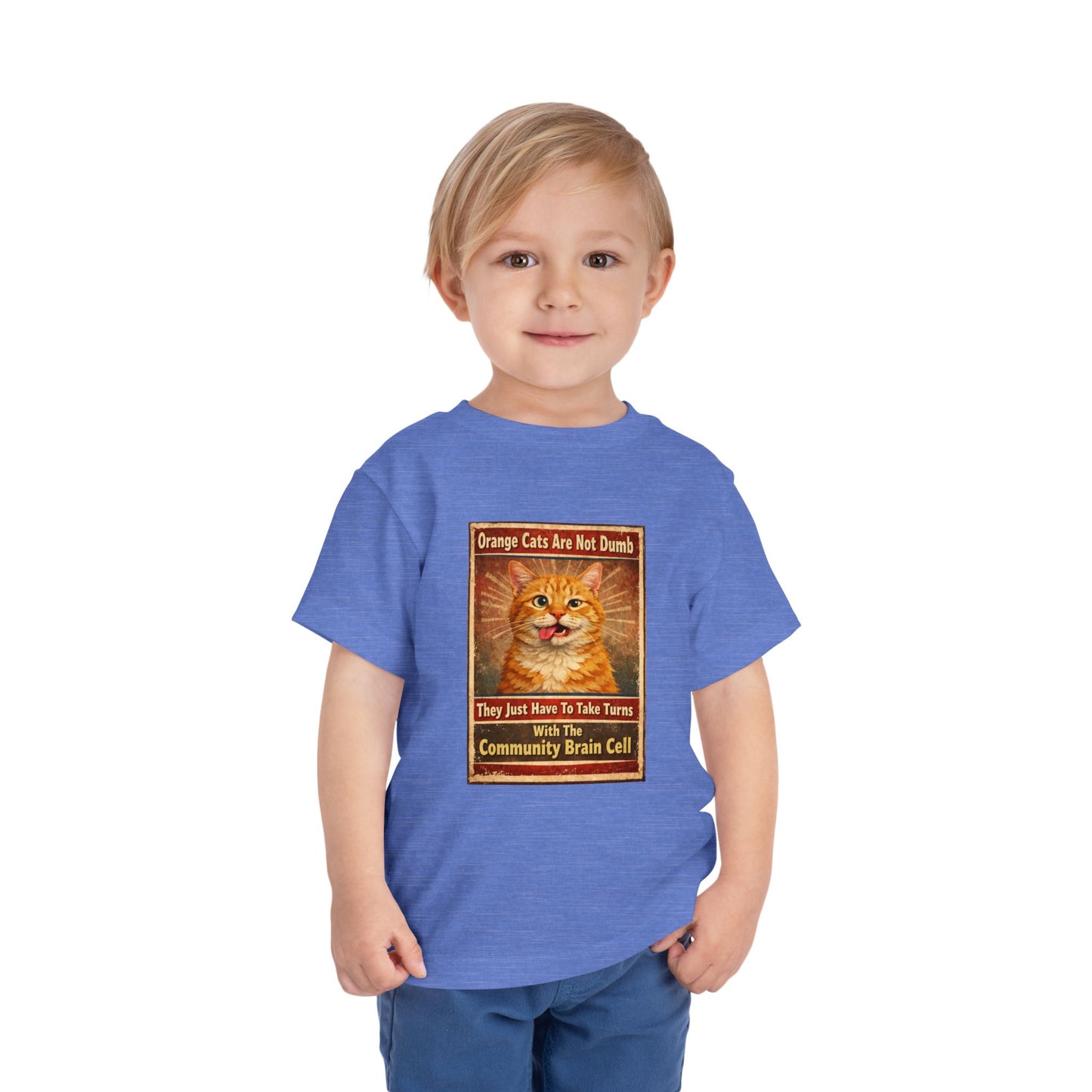 Community Brain Cell Toddler Unisex Short Sleeve Crewneck Tee