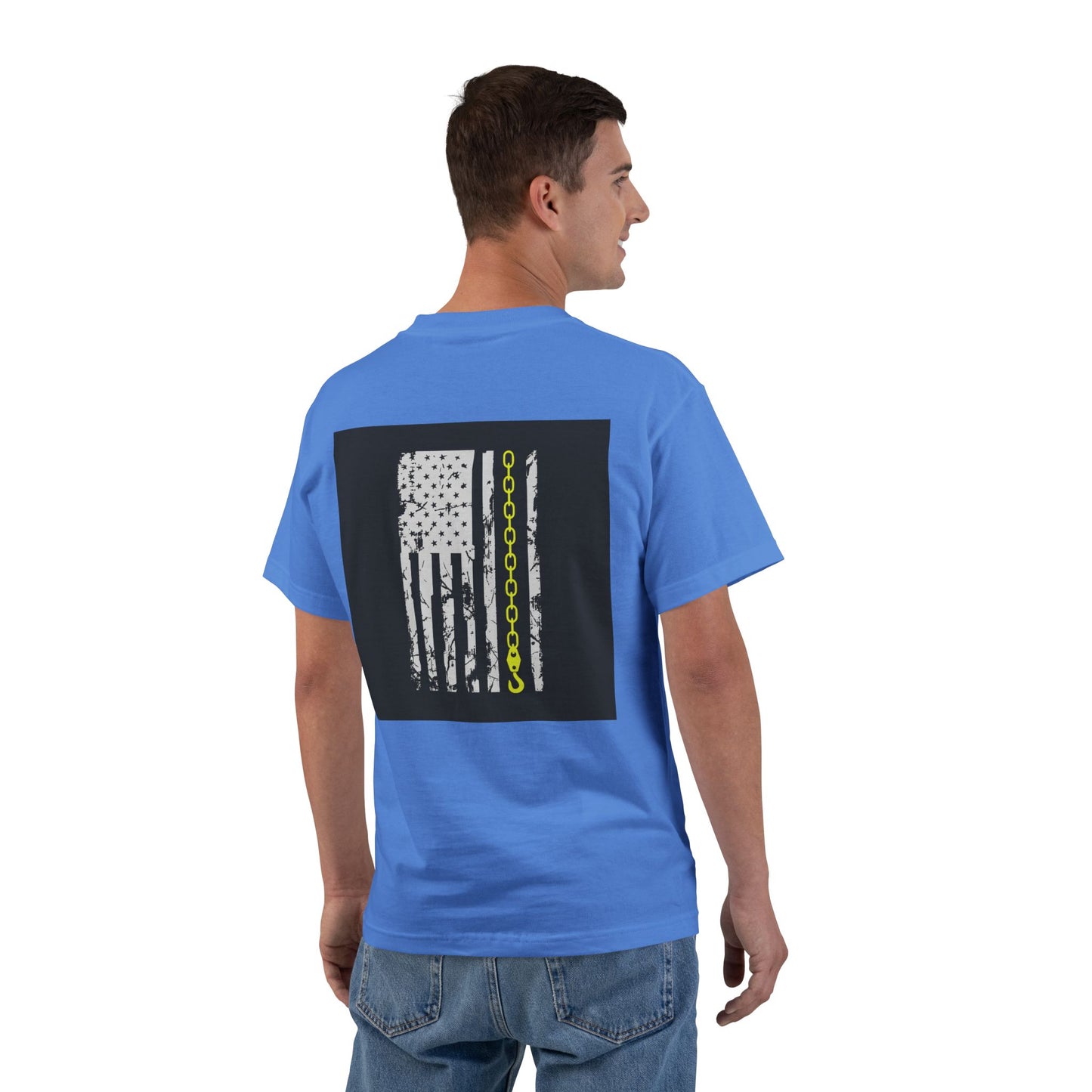 Thin Yellow Line Men's Short-Sleeve Crewneck Tee