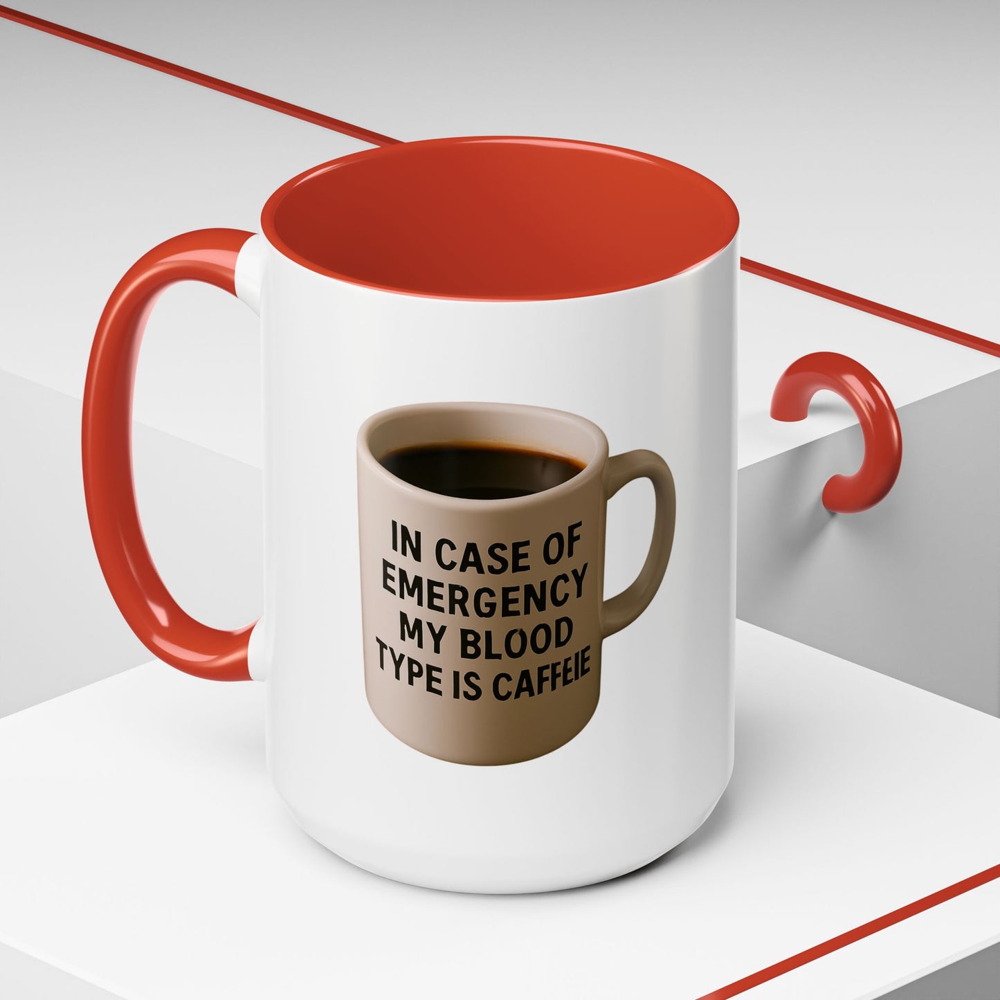 Blood Type 2-Tone Coffee Mug