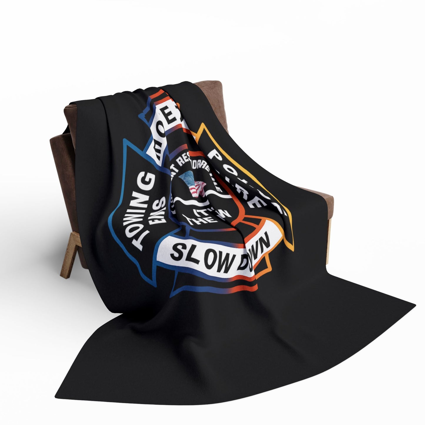 Let First Responders Live Arctic Fleece Blanket