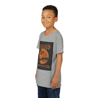 Brooms Are For Amateurs Youth Unisex Short Sleeve Crewneck Tee