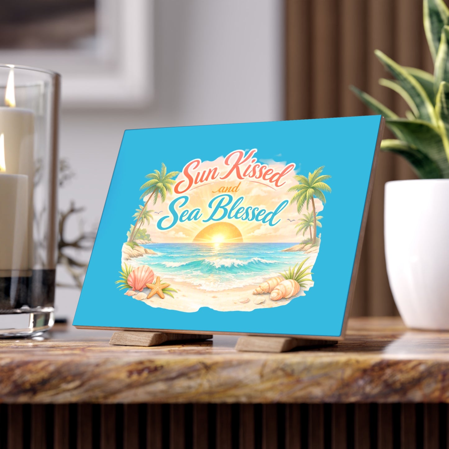 Sun Kissed Ceramic Photo Tile