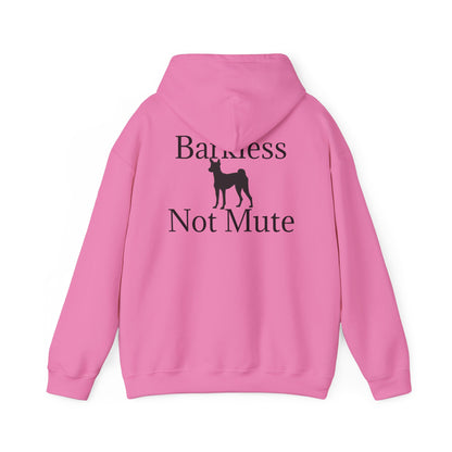 Barkless Not Mute Unisex Hoodie