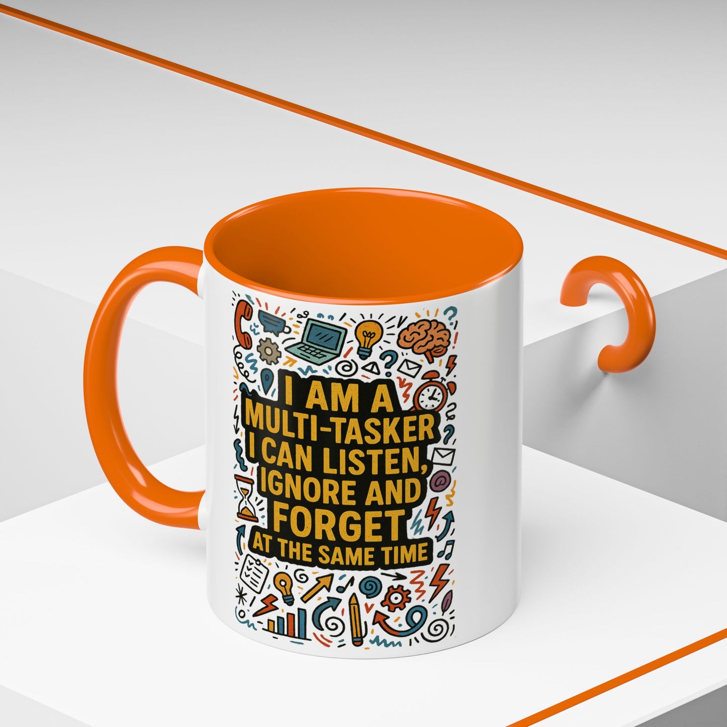 Multi-Tasker 2-Tone Coffee Mug