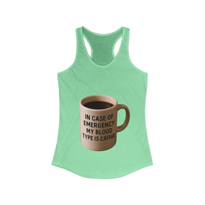 Blood Type Women's Racerback Tank