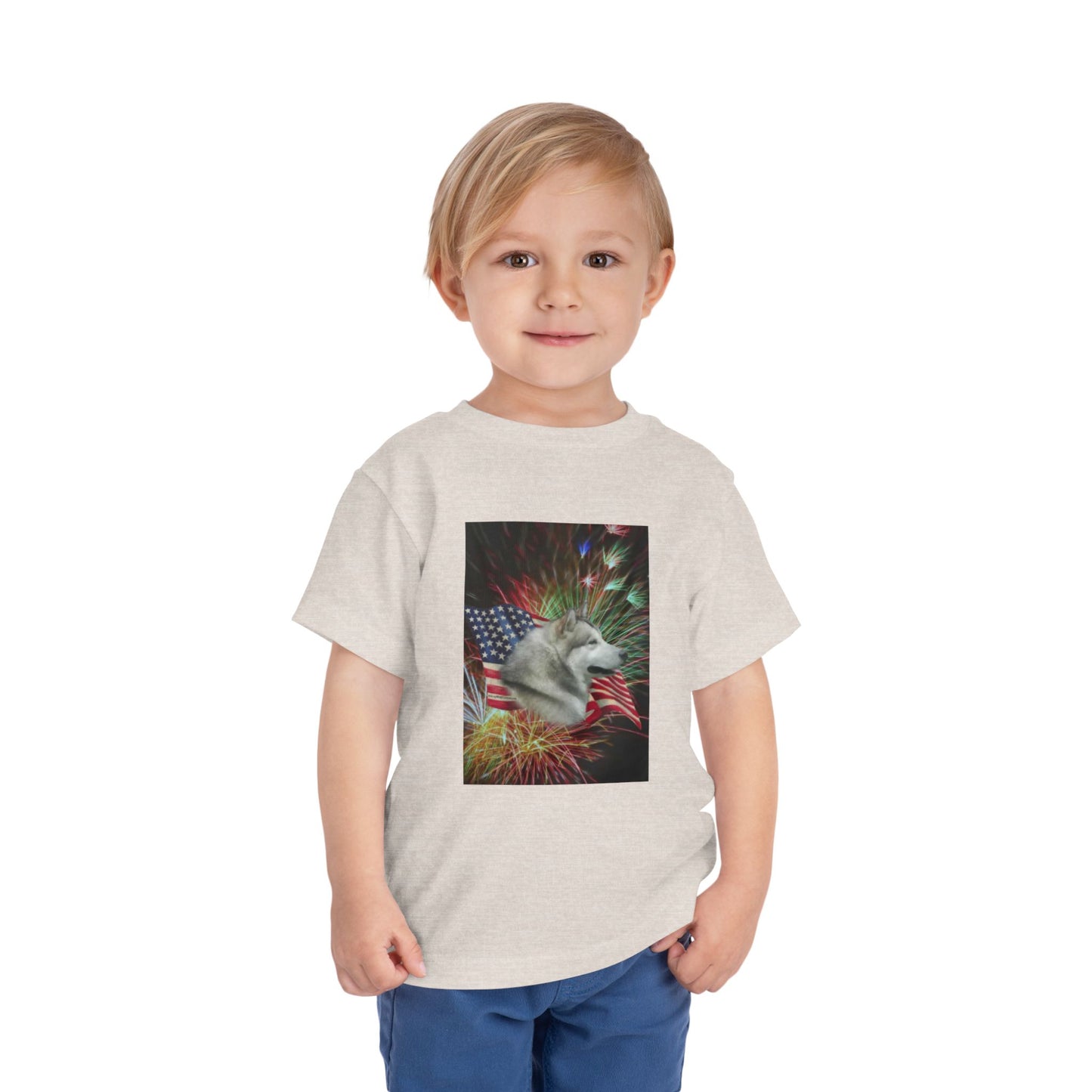 American Malamute Toddler Unisex Short Sleeve Crewneck Tee