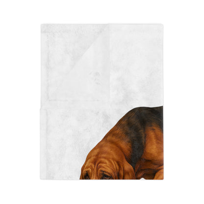 Tracking You Velveteen Microfiber Blanket