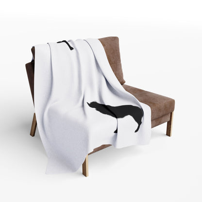 Aussie Silhouette Arctic Fleece Blanket