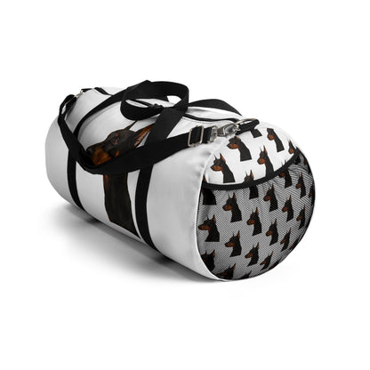 Doberman Head Duffel Bag