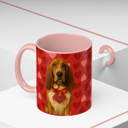 Cupid's Companion Basset 2-Tone Coffee Mug