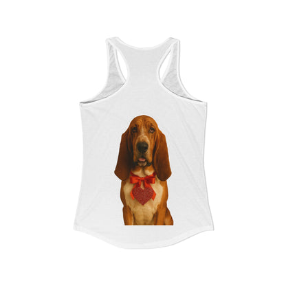 Cupid's Companion Basset Women's Racerback Tank