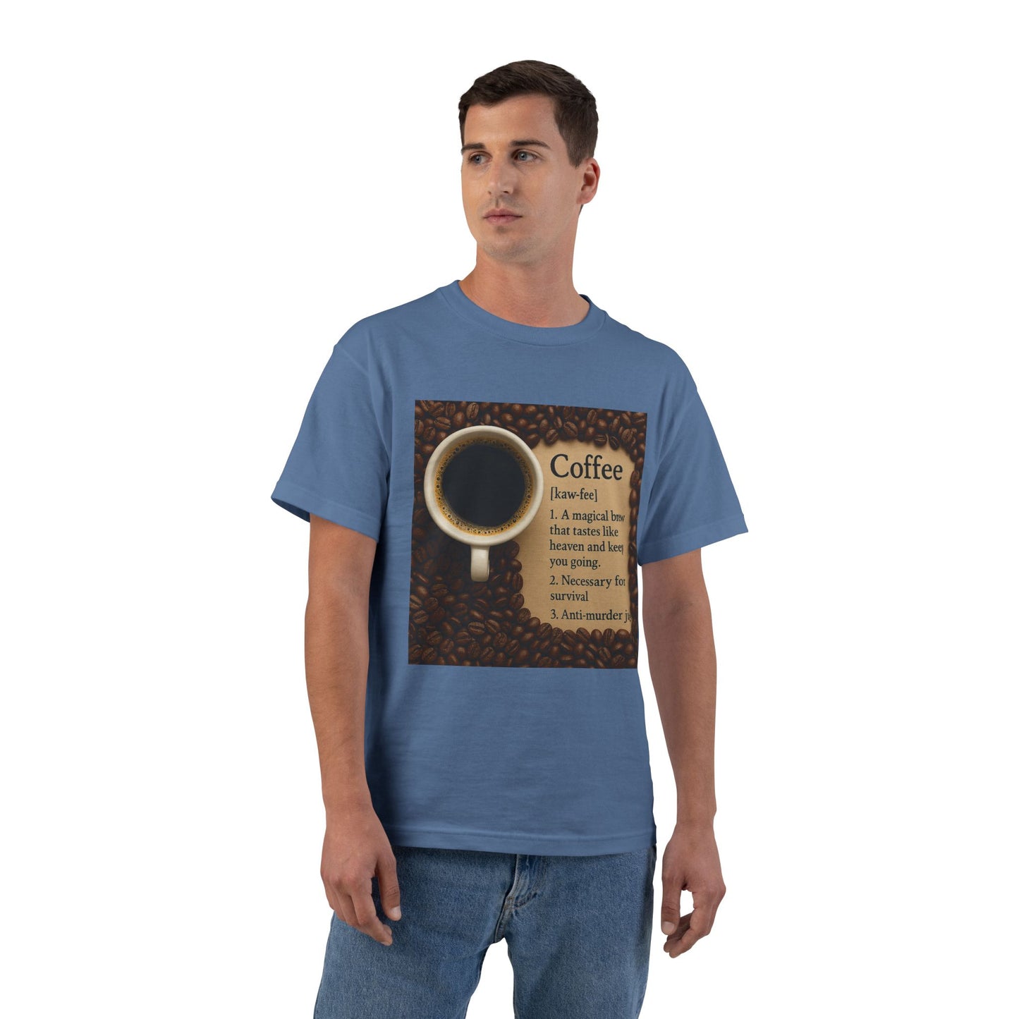 Coffee Definition Men's Short-Sleeve Crewneck Tee