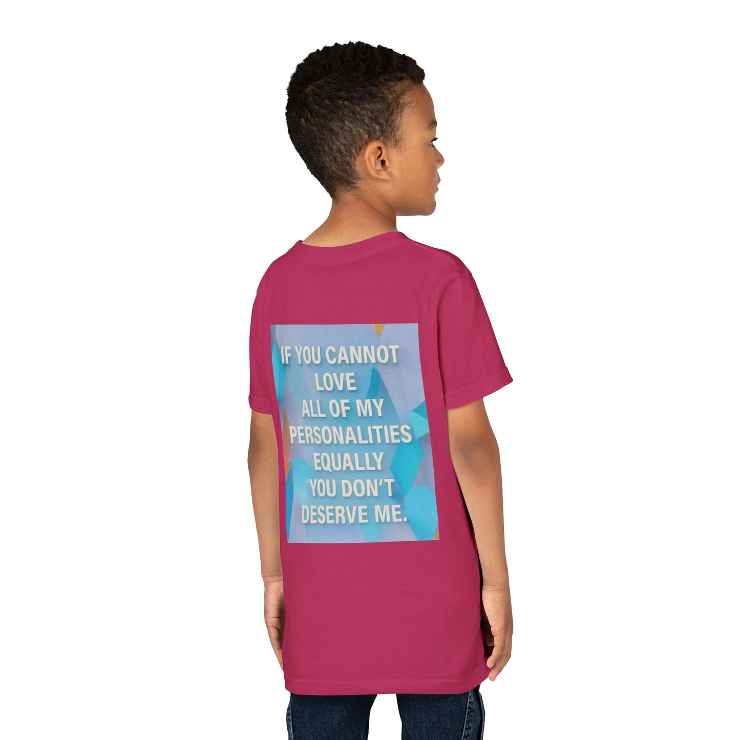 All Of My Personalities Youth Unisex Short Sleeve Crewneck Tee