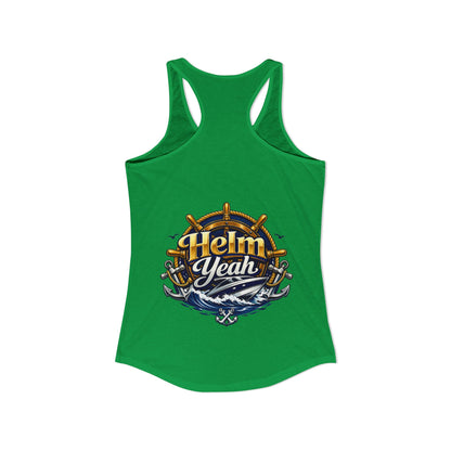 Helm Yeah Women's Racerback Tank