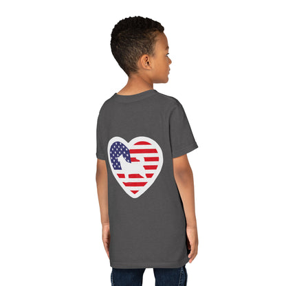 Malamute Flag Youth Unisex Short Sleeve Crewneck Tee