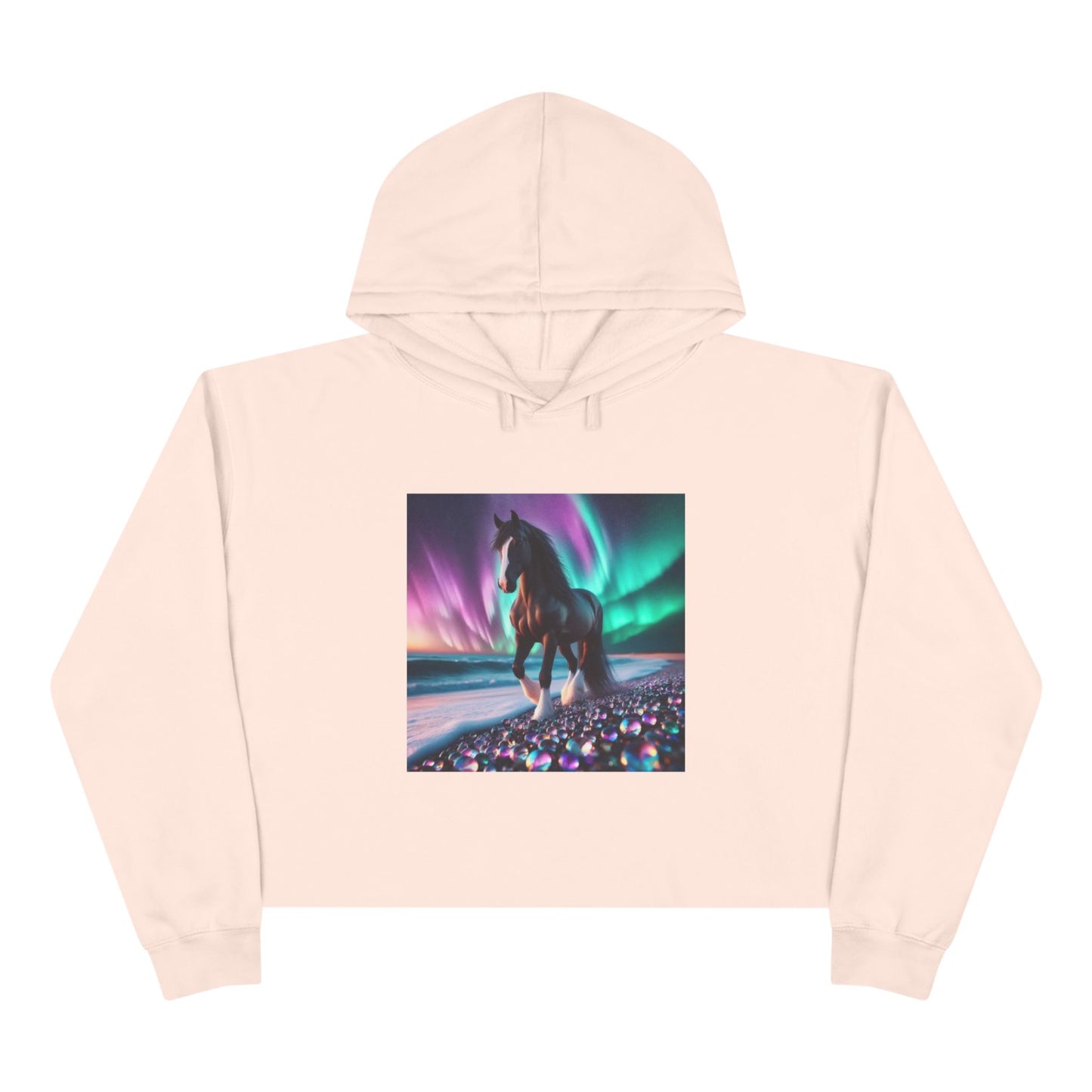 Midnight Magic Women's Crop Hoodie