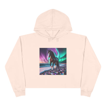 Midnight Magic Women's Crop Hoodie