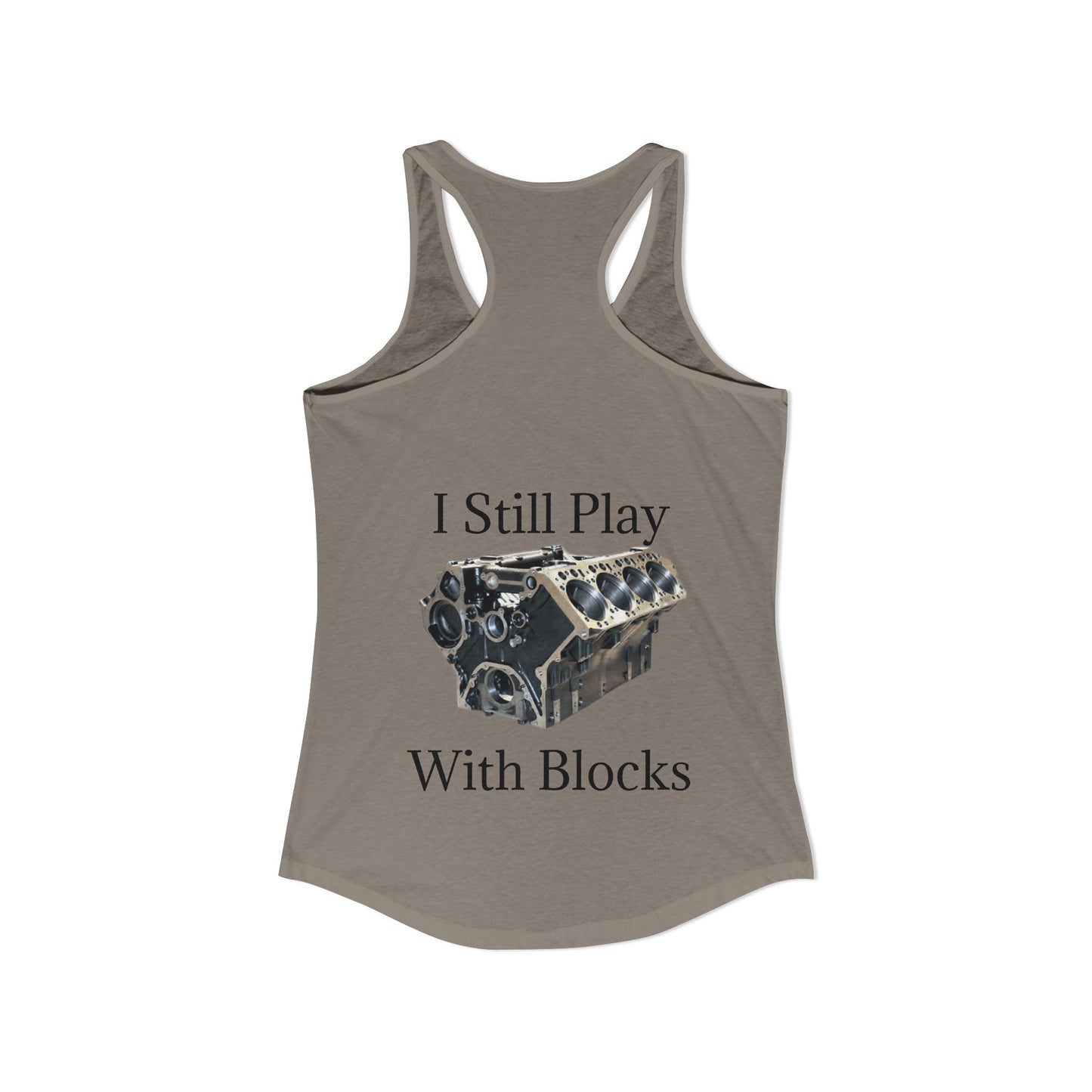 Play With Blocks Women's Racerback Tank