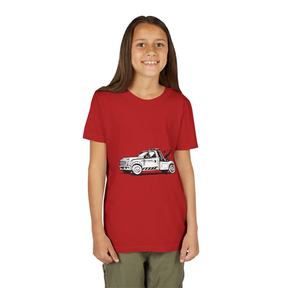 Wheel Lift Tow Truck Youth Unisex Short Sleeve Crewneck Tee