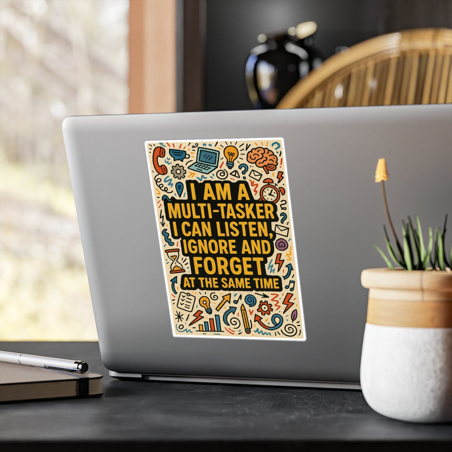 Multi-Tasker Vinyl Decal