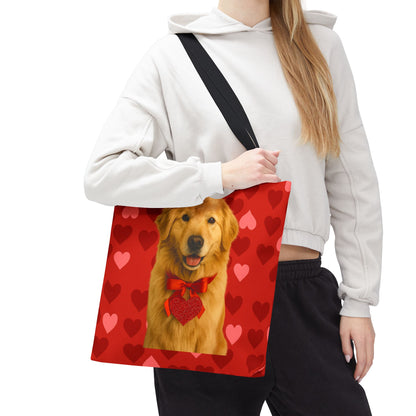 Cupid's Companion Golden Tote Bag