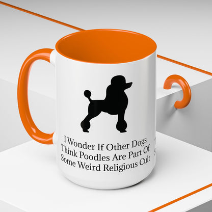 I Wonder 2-Tone Coffee Mug
