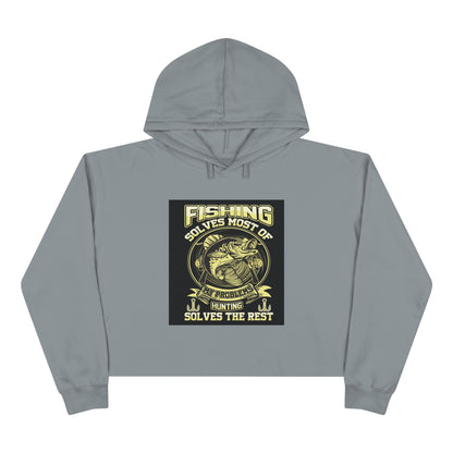 Problem Solving Women's Crop Hoodie