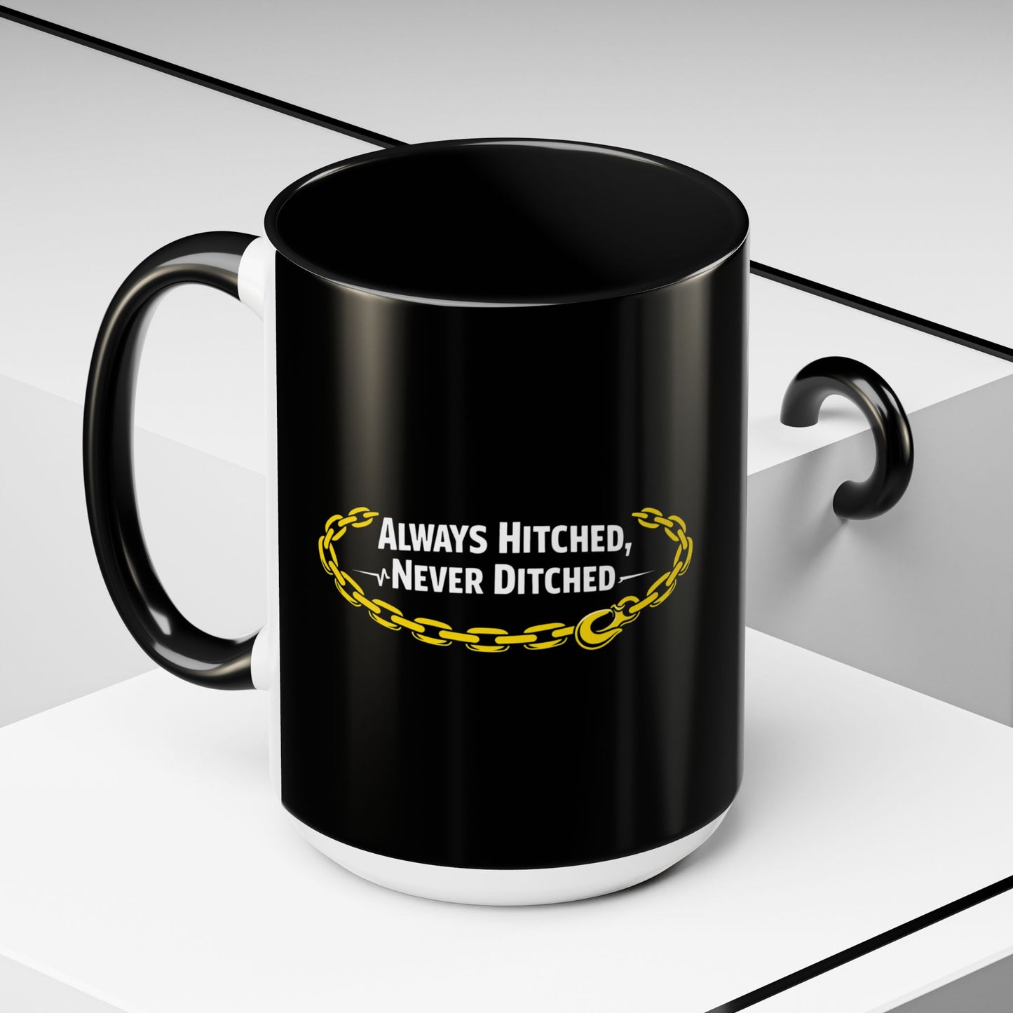 Always Hitched 2-Tone Coffee Mug
