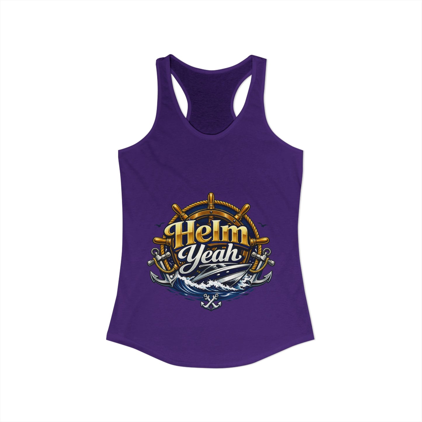 Helm Yeah Women's Racerback Tank