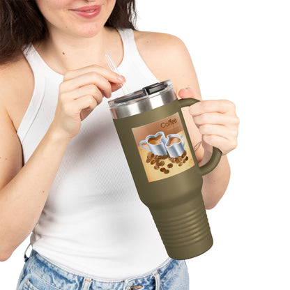 Coffee With Love Insulated Travel Mug