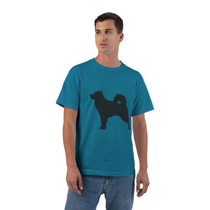 Malamute Silhouette Men's Short-Sleeve Crewneck Tee