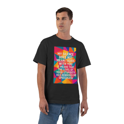 Speechless Men's Short-Sleeve Crewneck Tee