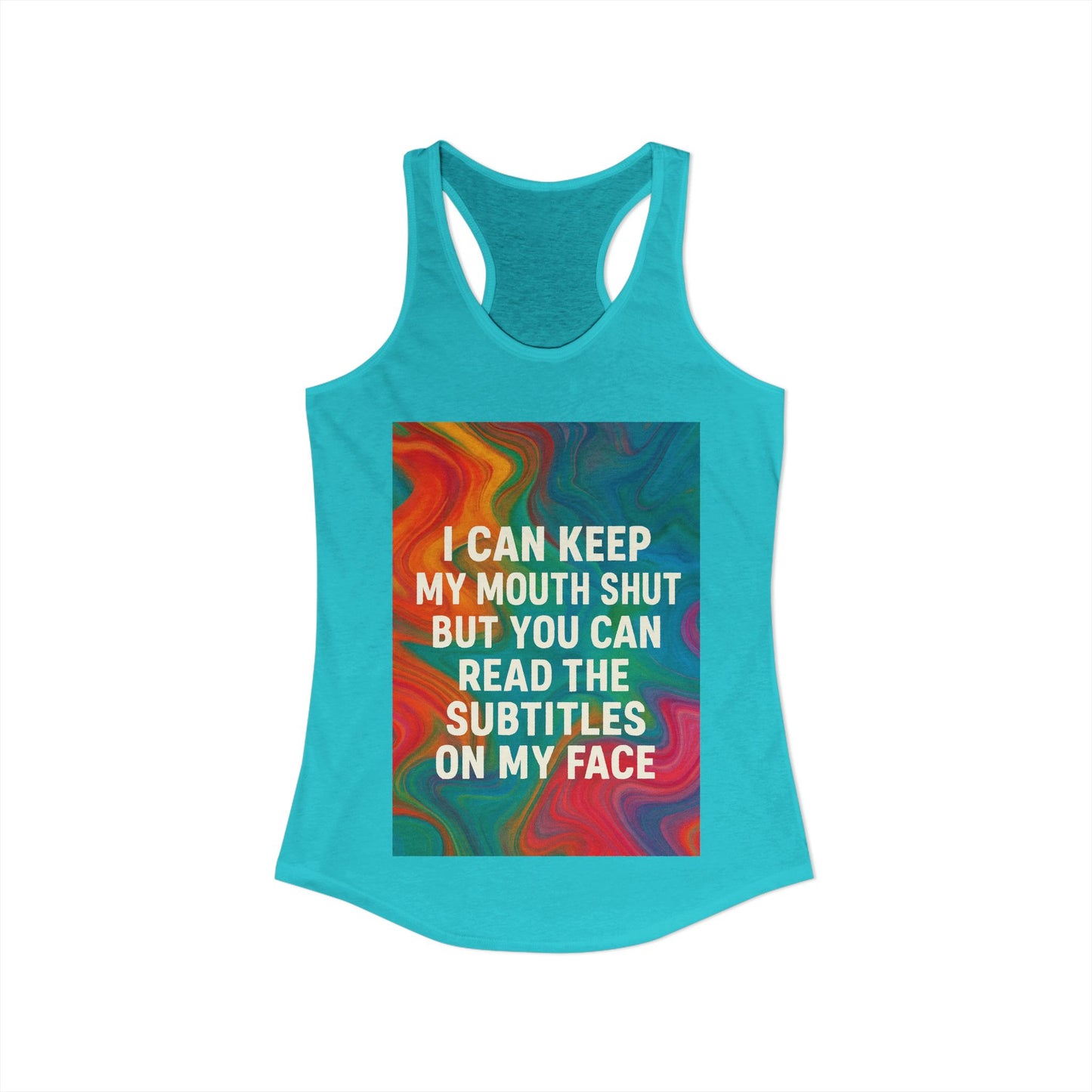 Subtitles Women's Racerback Tank