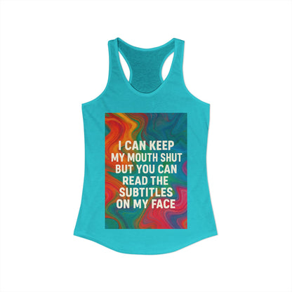 Subtitles Women's Racerback Tank