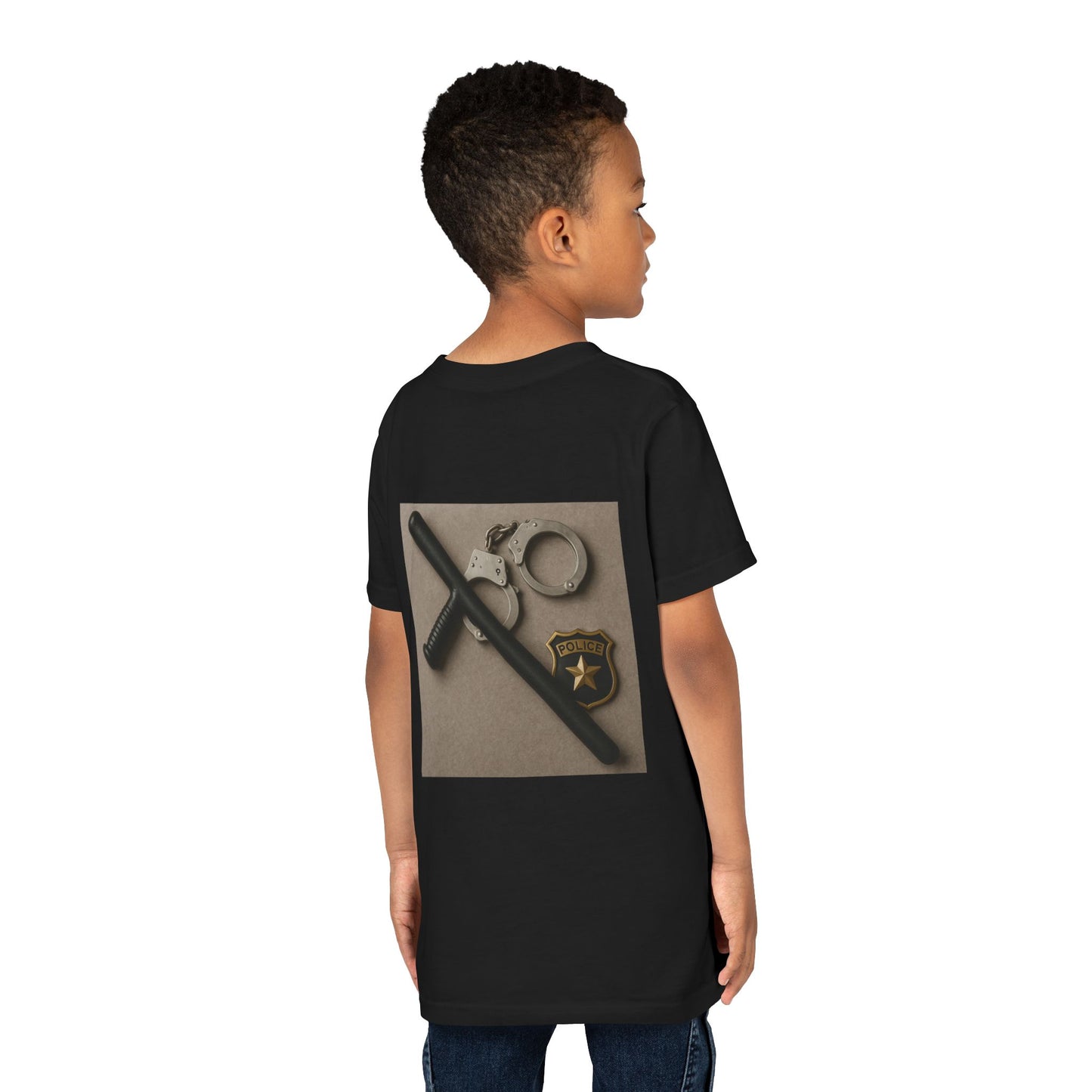Law Enforcement Appreciation Youth Unisex Short Sleeve Crewneck Tee