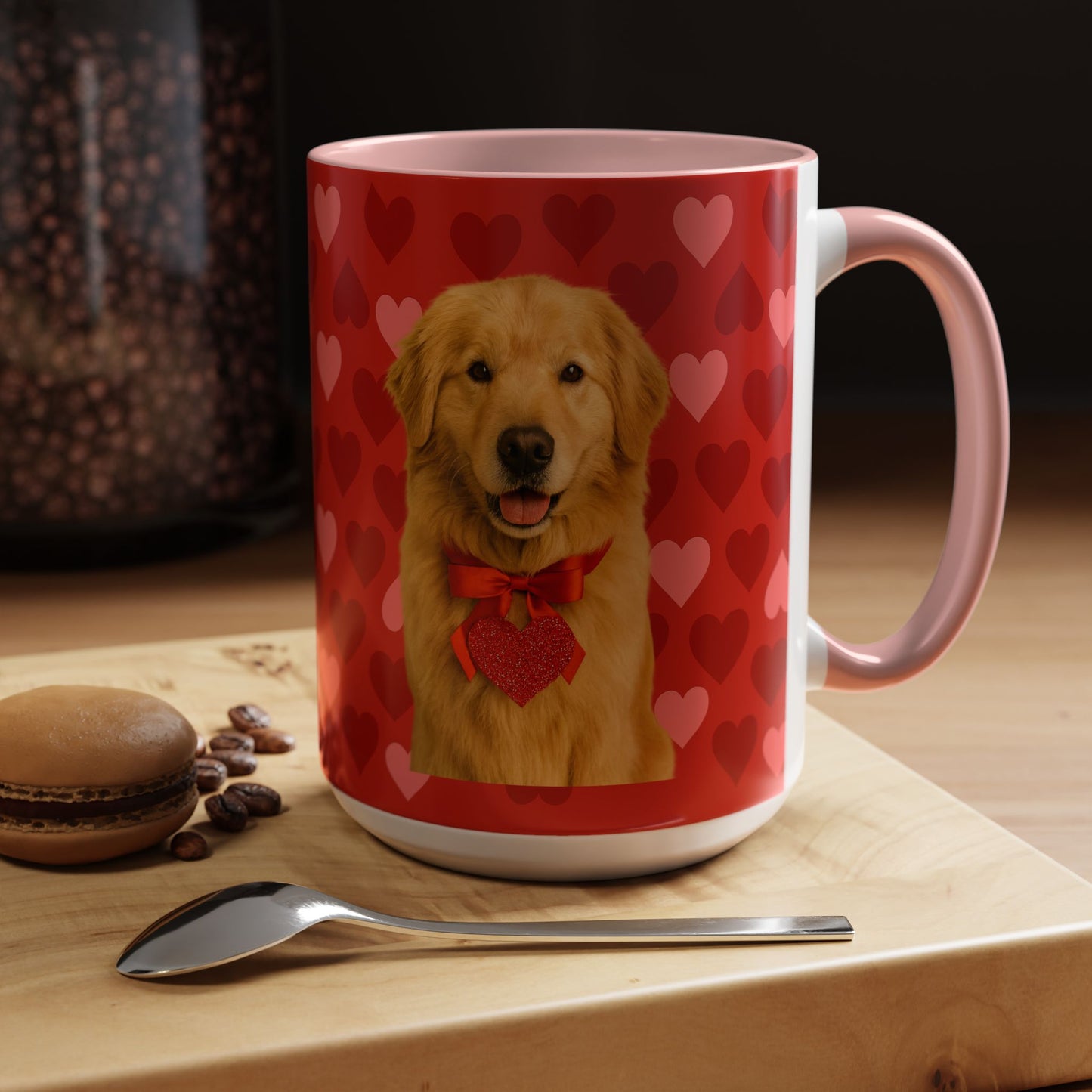 Cupid's Companion Golden 2-Tone Coffee Mug