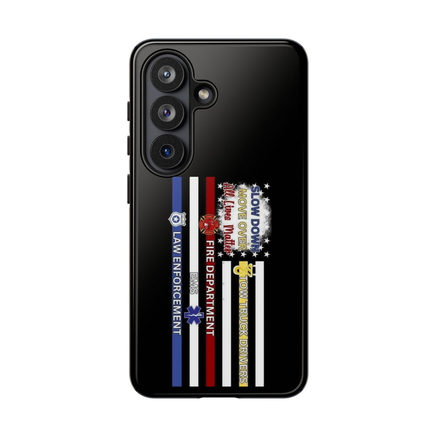 Slow Down Move Over Flag Samsung Case