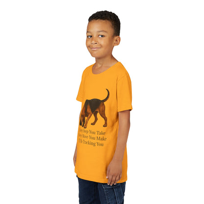 Tracking You Youth Unisex Short Sleeve Crewneck Tee