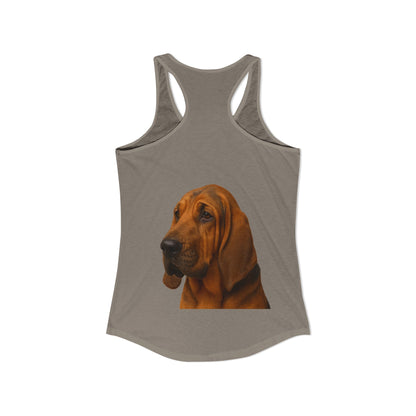Bloodhound Head Women's Racerback Tank