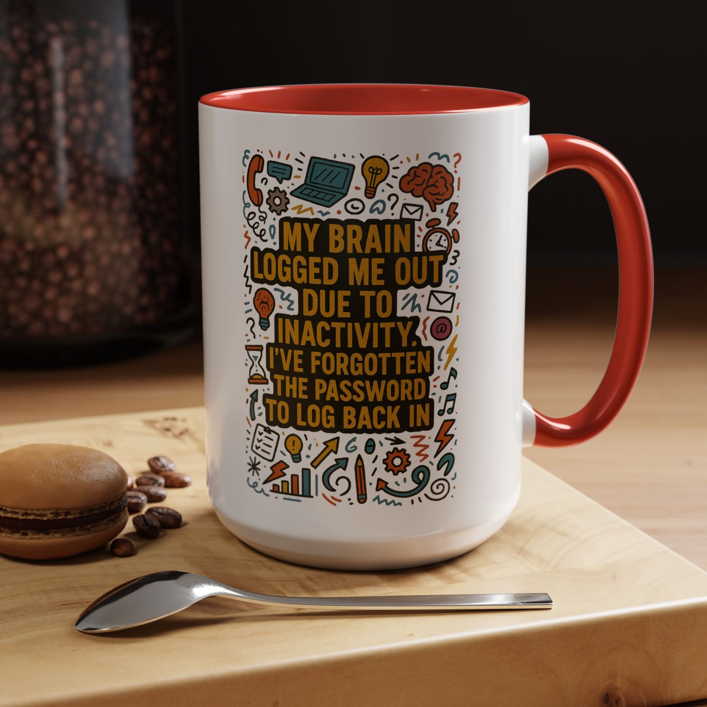 Logged Out 2-Tone Coffee Mug