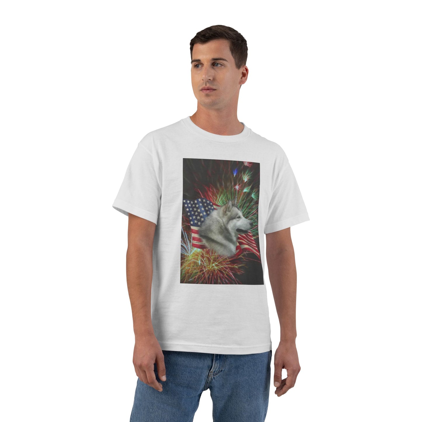 American Malamute Men's Short-Sleeve Crewneck Tee