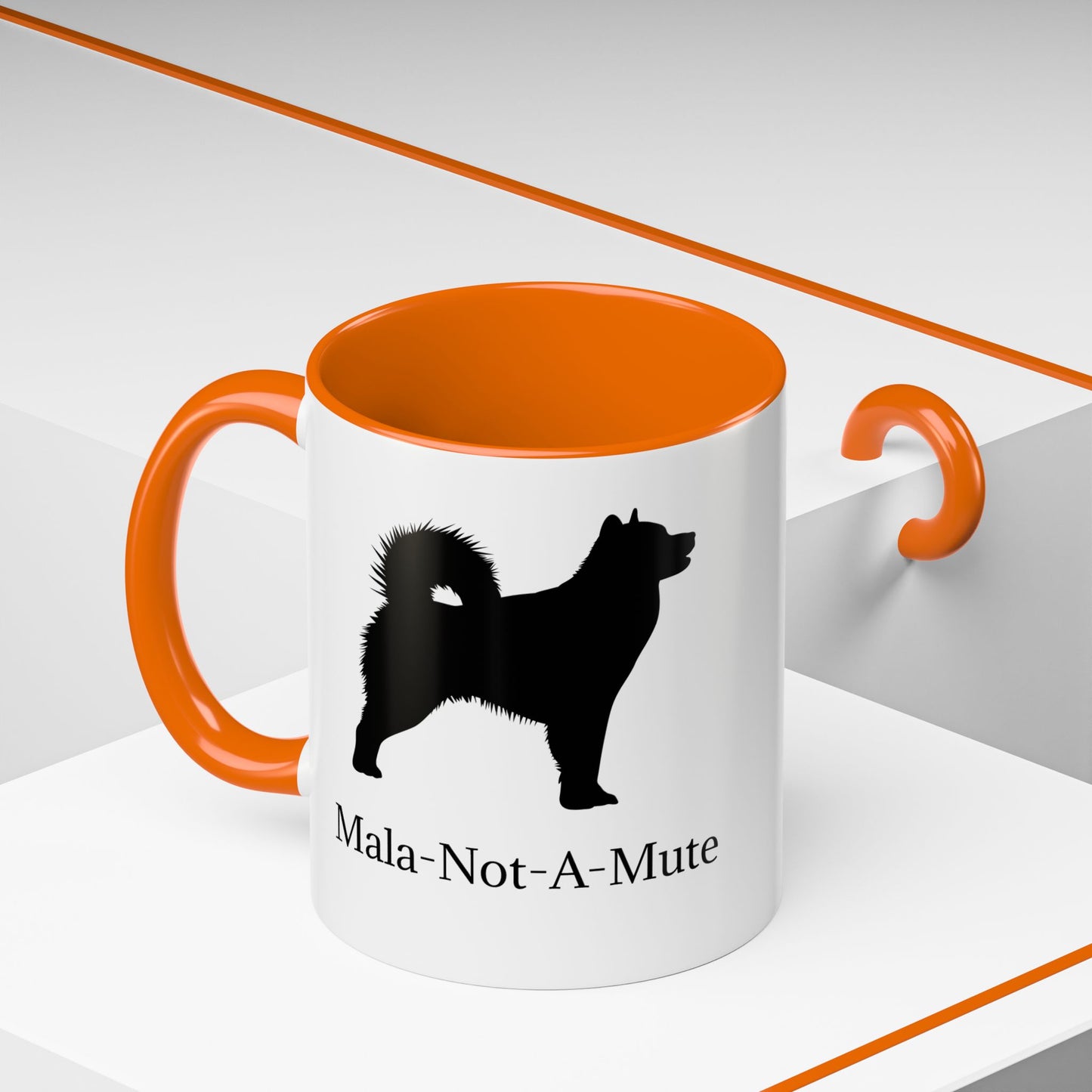 Mala-Not-A-Mute 2-Tone Coffee Mug
